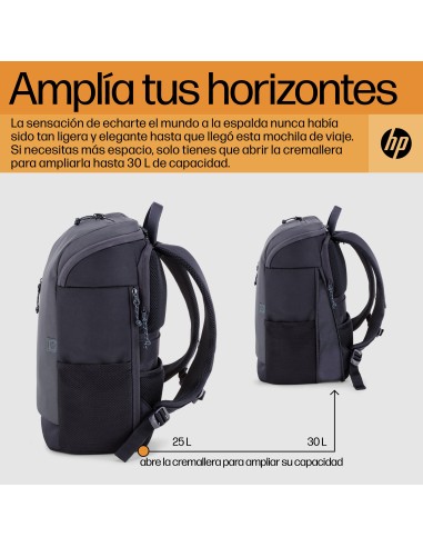 Mochila para portátil Travel de 15,6 pulgadas y 25 litros gris hierro