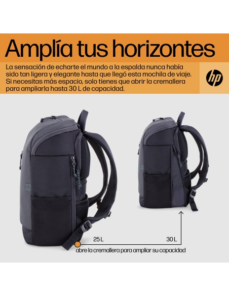 Mochila para portátil Travel de 15,6 pulgadas y 25 litros gris hierro