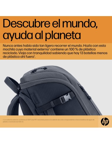 Mochila para portátil Travel de 15,6 pulgadas y 25 litros gris hierro