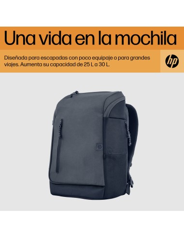 Mochila para portátil Travel de 15,6 pulgadas y 25 litros gris hierro