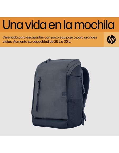 Mochila para portátil Travel de 15,6 pulgadas y 25 litros gris hierro