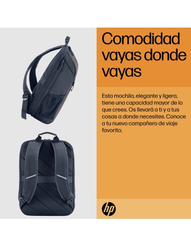 Mochila para portátil Travel de 15,6 pulgadas y 18 litros, color gris