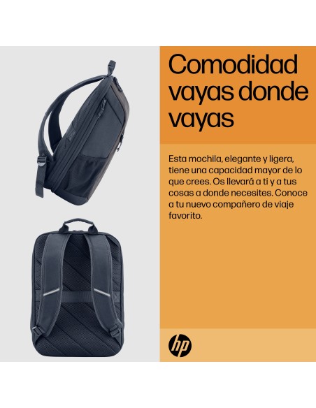 Mochila para portátil Travel de 15,6 pulgadas y 18 litros, color gris