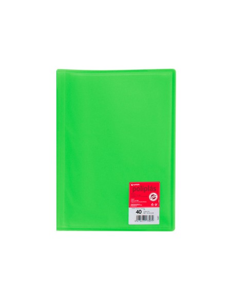 CARP. 40F POLIPLAS GRAFOPLAS A4 PP VERDE 01341221