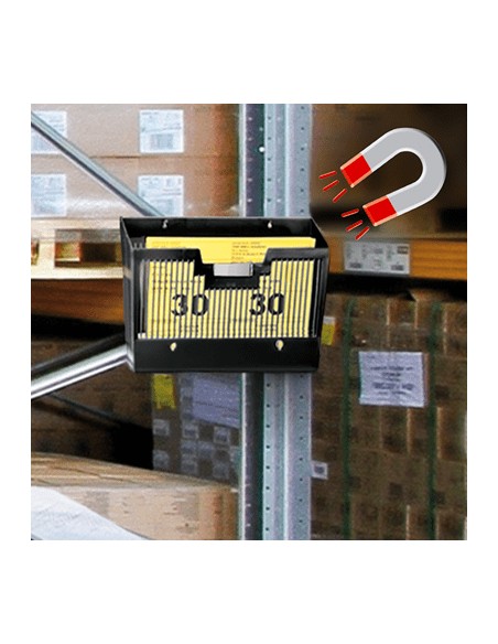 1201230011 estante para revistas Poliestireno (PS) Negro