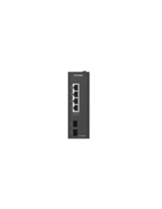 DIS-100G-06 switch No administrado L2 Gigabit Ethernet (10/100/1000) DIN rail Negro