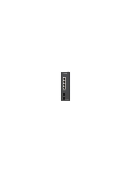 DIS-100G-06 switch No administrado L2 Gigabit Ethernet (10/100/1000) DIN rail Negro
