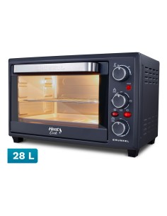HR-28COOK horno 28 L 1600 W Negro, Acero