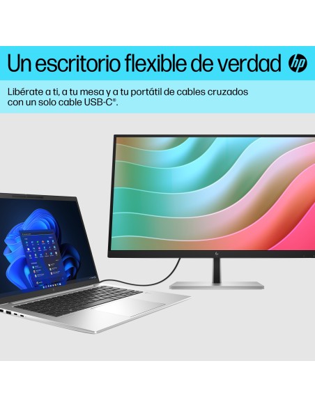 E-Series E27k G5 pantalla para PC 68,6 cm (27") 3840 x 2160 Pixeles 4K Ultra HD Negro, Plata