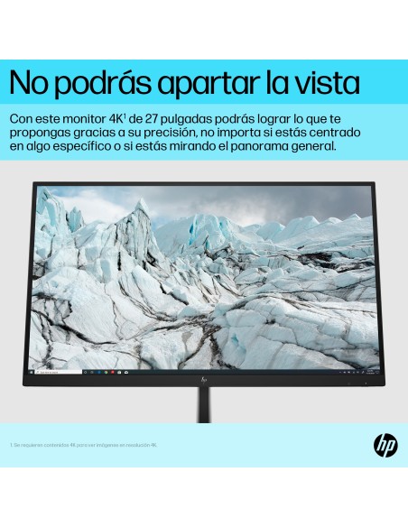 E-Series E27k G5 pantalla para PC 68,6 cm (27") 3840 x 2160 Pixeles 4K Ultra HD Negro, Plata