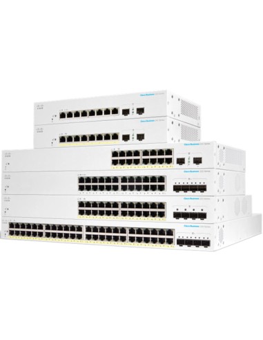 CBS220-48P-4X-EU switch Gestionado L2 Gigabit Ethernet (10/100/1000) Energía sobre Ethernet (PoE) Blanco