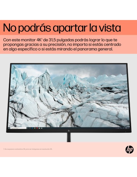 E32k G5 4K pantalla para PC 80 cm (31.5") 3840 x 2160 Pixeles 4K Ultra HD Negro