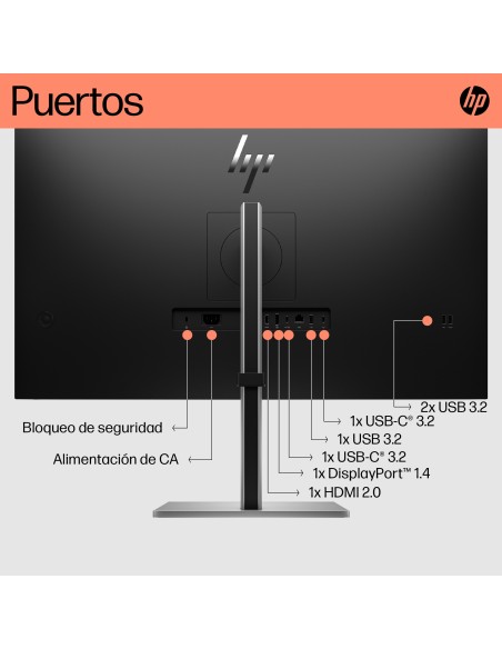E32k G5 4K pantalla para PC 80 cm (31.5") 3840 x 2160 Pixeles 4K Ultra HD Negro