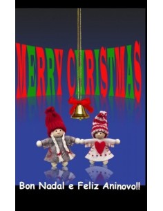 Postal Bon Nadal Merry Christmas