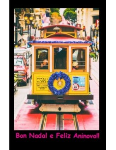 Postal Bon Nadal Tramvia