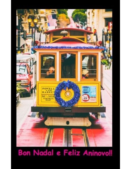 Postal Bon Nadal Tramvia
