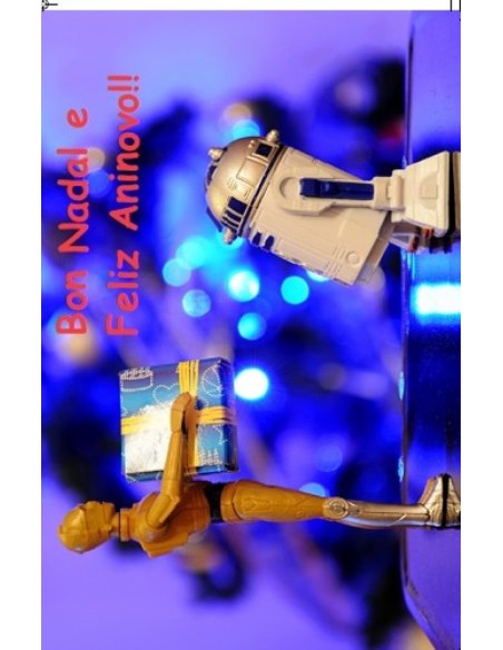 Postal Bon Nadal Star Wars