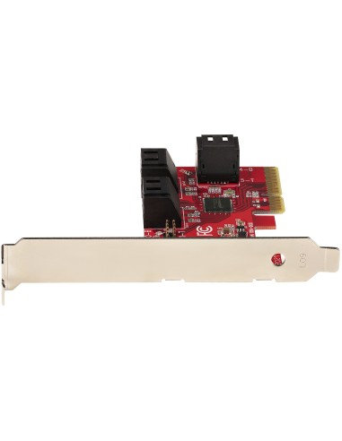 Tarjeta PCIe SATA - Tarjeta Controladora PCI Express de 6 Puertos SATA - 6Gbps - con Bracket de Perfil Bajo - con Conectores SA