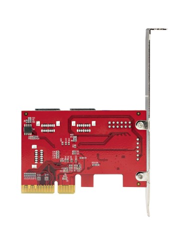 Tarjeta PCIe SATA - Tarjeta Controladora PCI Express de 6 Puertos SATA - 6Gbps - con Bracket de Perfil Bajo - con Conectores SA