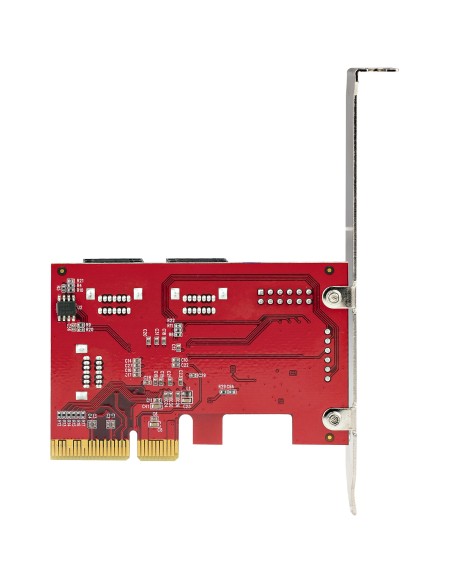 Tarjeta PCIe SATA - Tarjeta Controladora PCI Express de 6 Puertos SATA - 6Gbps - con Bracket de Perfil Bajo - con Conectores SA