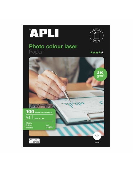 11833 papel fotográfico Blanco Brillo