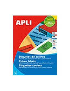 11840 etiqueta autoadhesiva Rojo 100 pieza(s)