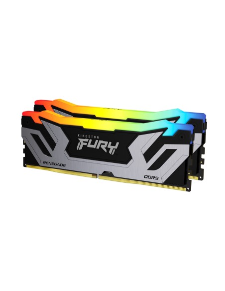 FURY 48GB 8400MT/s DDR5 CL40 CUDIMM (Kit de 2) Renegade RGB Silver XMP