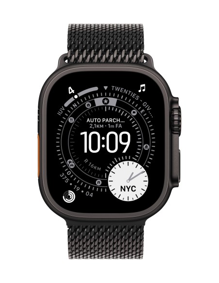 MGHT4ZM/A Accesorios para dispositivos vestibles inteligentes Grupo de rock Negro Titanio