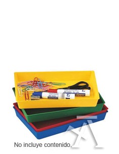 C 10 BANDEJA MULTIUSOS COLORES OPACOS SURTIDOS 247X154X30MM
