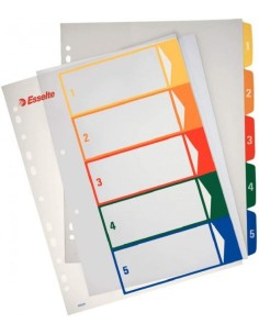 BOLSA INDICE A4 IMPRIMIBLE 1 5 POSICIONES POLIPROPILENO