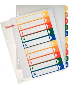 BOLSA INDICE A4 IMPRIMIBLE 1 10 POSICIONES POLIPROPILENO