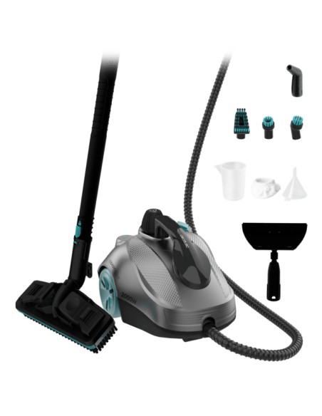 HydroSteam 2000 EasyHome Max Limpiador a vapor portátil 2 L 2000 W Gris