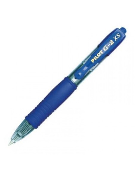C 12 BOLIGRAFO PILOT G 2 PIXIE AZUL PUNTA 07MM