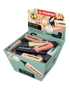 BOSS ORIGINAL NatureCOLORS marcador 30 pieza(s) Punta de cincel Beige, Negro, Marrón, Coral, Gris Oscuro, Verde, Gris