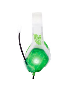 Ghost Auriculares Alámbrico Diadema Juego Verde, Transparente, Blanco