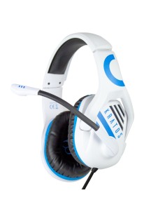 Kratos Auriculares Alámbrico Diadema Juego Azul, Blanco