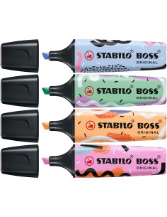 BOSS ORIGINAL marcador 4 pieza(s) Punta de cincel Azul, Fucsia, Menta, Naranja 2