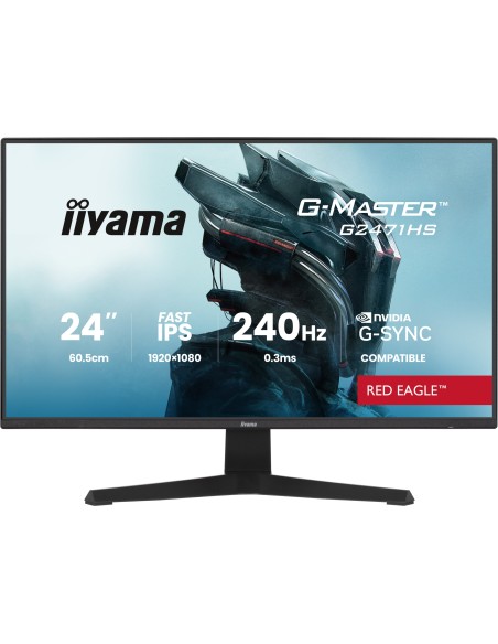 G-MASTER G2471HS-B1 pantalla para PC 60,5 cm (23.8") 1920 x 1080 Pixeles Full HD Negro
