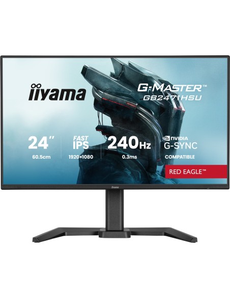 G-MASTER GB2471HSU-B1 pantalla para PC 60,5 cm (23.8") 1920 x 1080 Pixeles Full HD Negro