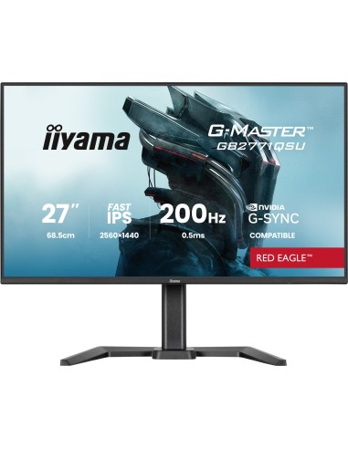 G-MASTER GB2771QSU-B1 pantalla para PC 68,6 cm (27") 2560 x 1440 Pixeles Wide Quad HD Negro