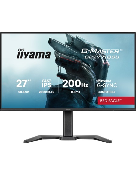 G-MASTER GB2771QSU-B1 pantalla para PC 68,6 cm (27") 2560 x 1440 Pixeles Wide Quad HD Negro