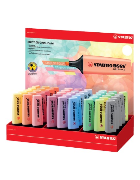 BOSS ORIGINAL Pastel marcador 45 pieza(s) Punta de cincel Multicolor