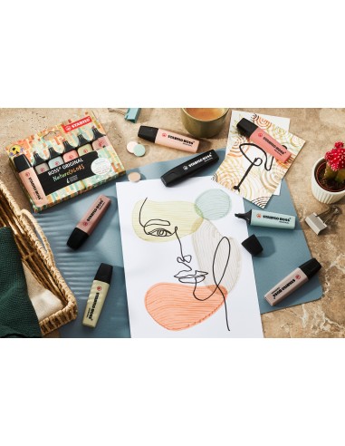 BOSS ORIGINAL marcador 10 pieza(s) Punta de cincel Negro