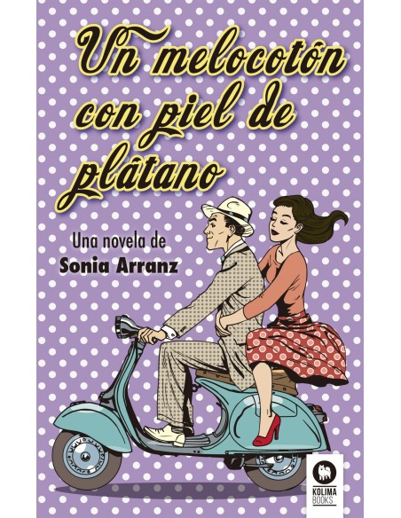 Un melocoton con piel de platano