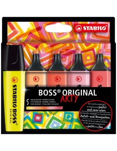 BOSS ORIGINAL marcador 5 pieza(s) Punta de cincel Multicolor