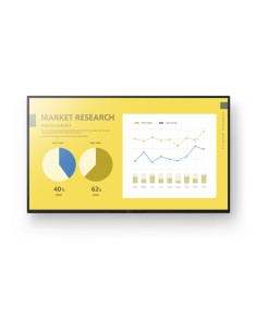 FW-50EZ20L pantalla de señalización Pantalla plana para señalización digital 127 cm (50") LED Wifi 350 cd / m² 4K Ultra HD Negro