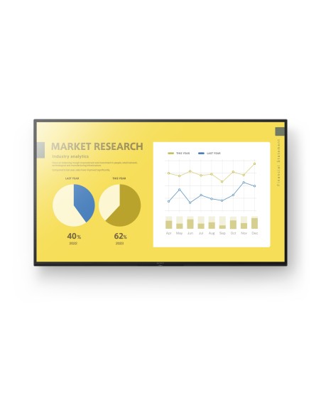 FW-50EZ20L pantalla de señalización Pantalla plana para señalización digital 127 cm (50") LED Wifi 350 cd / m² 4K Ultra HD Negro
