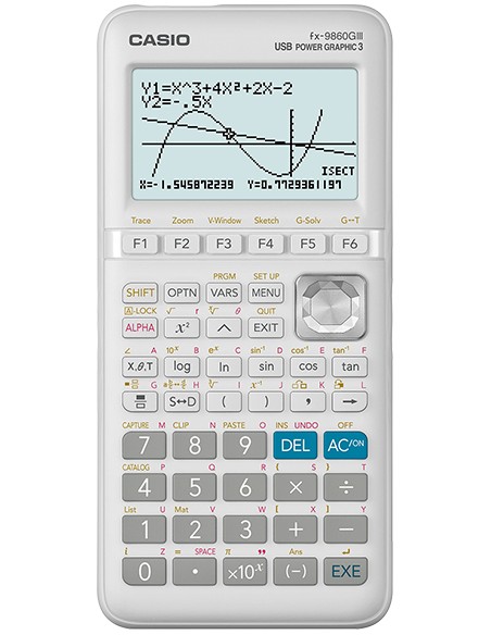 FX-9860GIII calculadora Bolsillo Calculadora gráfica Blanco