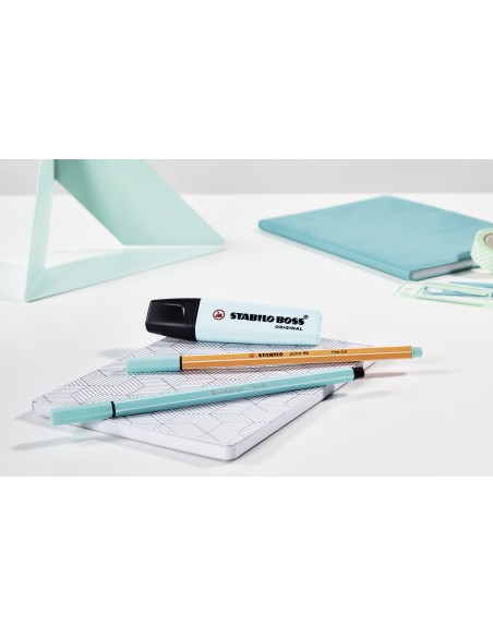 Boss Original Pastel marcador 6 pieza(s) Punta de cincel Lila, Menta, Melocotón, Rosa, Turquesa, Amarillo