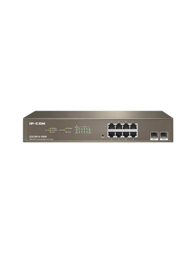 G3310P-8-150W switch Gestionado L2 Gigabit Ethernet (10/100/1000) Energía sobre Ethernet (PoE) Gris
